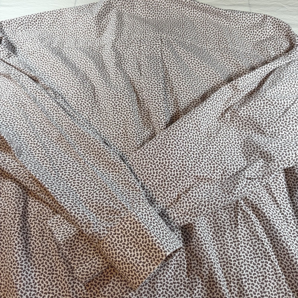 Wrangler Wrancher Long Sleeve Button-Down * All Over Paisley Print *Men's XL * - Picture 11 of 11